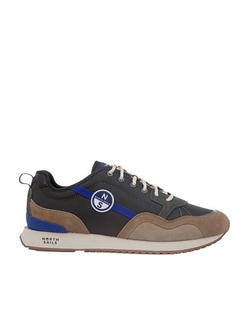 HORIZON JET Sneakers military green-lt brown-royal blue010 - Scarpe Uomo
