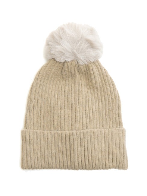 PON PON Berretto con risvolto grigio - Cappelli