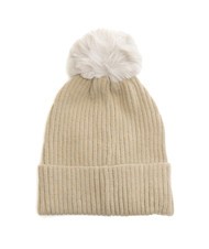 ROCCOBAROCCO PON PON Berretto con risvolto grigio - Cappelli - 3