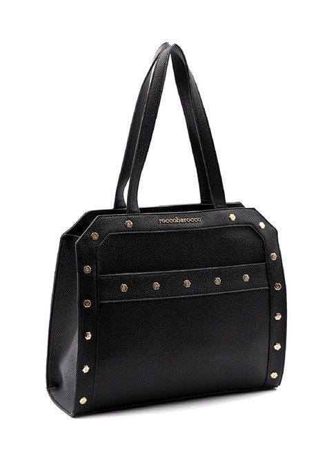 GRACE Borsa a spalla con borchiette nero - Borse Donna