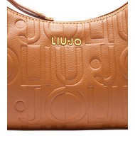 LIUJO ADONIDE Borsa a tracolla logo all over bran - Borse Donna - 5