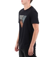 GUESS SS CN TRIANGLE T-shirt a maniche corte jetbla - T-shirt Uomo - 2