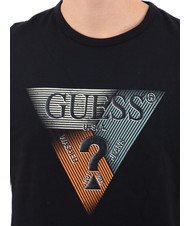 GUESS SS CN TRIANGLE T-shirt a maniche corte jetbla - T-shirt Uomo - 3
