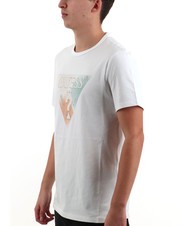GUESS SS CN TRIANGLE T-shirt a maniche corte purwhite - T-shirt Uomo - 2
