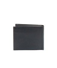 ROCCOBAROCCO PLAIN Portafoglio in pelle con flap e portamonete blu - Portafogli Uomo - 4