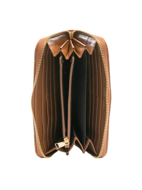 TESSA Portafoglio grande zip around tan - Portafogli Donna