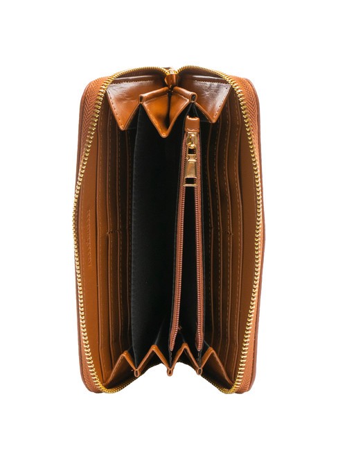 LOLA Portafoglio grande zip around tan - Portafogli Donna
