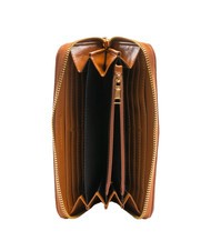 ROCCOBAROCCO LOLA Portafoglio grande zip around tan - Portafogli Donna - 2