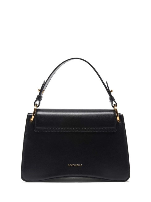 C-ME CALF COCKER Borsa piccola in pelle con tracolla Nero - Borse Donna