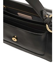 COCCINELLE C-ME CALF COCKER Borsa cartelletta in pelle con tracolla Nero - Borse Donna - 5