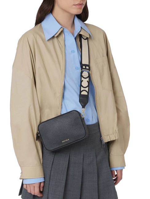 TEBE Borsa a tracolla in pelle martellata sangria - Borse Donna