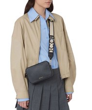 COCCINELLE TEBE Borsa a tracolla in pelle martellata sangria - Borse Donna - 5