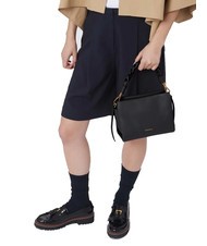 COCCINELLE BOHEME GRANA DOUBLE Borsa piccola a mano in pelle martellata sangria/skin - Borse Donna - 5