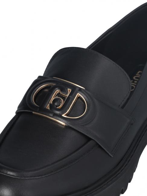 CORA 12 Mocassini in pelle nero - Scarpe Donna