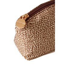 BORBONESE CLASSICA SMALL Necessaire piccolo beige brown - Bustine & Necessaire - 3