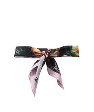 LIUJO FLOWER CORNER Foulard NERO - Sciarpe - 3