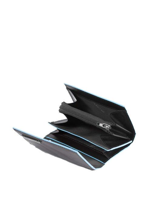PIQUADRO Portafoglio compatto in pelle Nero - Portafogli Uomo