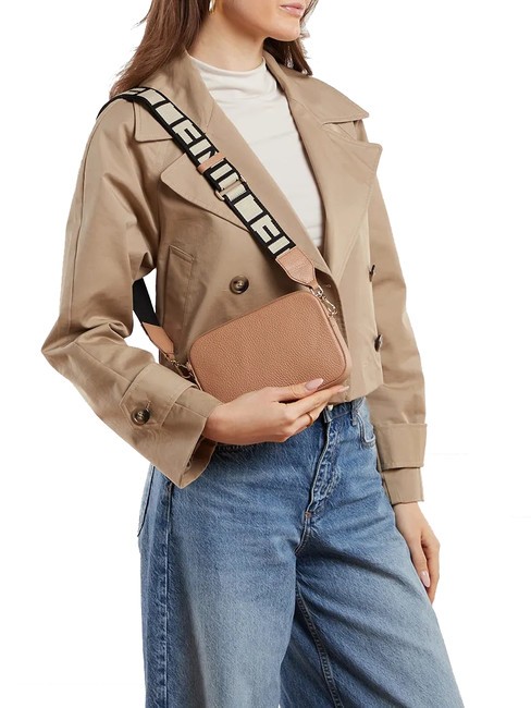 TEBE Borsa a tracolla in pelle martellata skin - Borse Donna