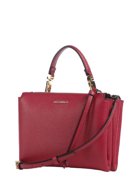 ARLETTIS Hand bag in pelle martellata sangria - Borse Donna