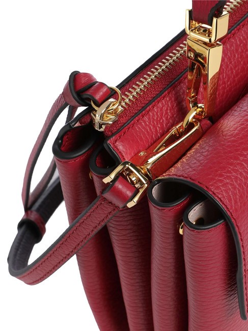 ARLETTIS Hand bag in pelle martellata sangria - Borse Donna