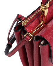 COCCINELLE ARLETTIS Hand bag in pelle martellata sangria - Borse Donna - 3