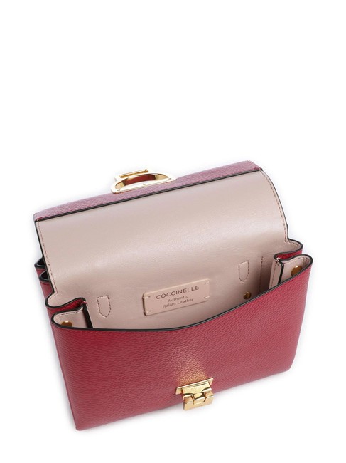 ARLETTIS Hand bag in pelle martellata sangria - Borse Donna