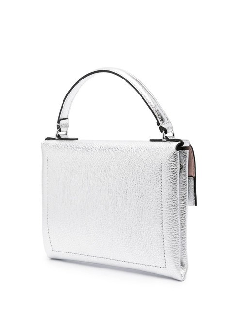 ARLETTIS Mini bag in pelle martellata SILVER - Borse Donna