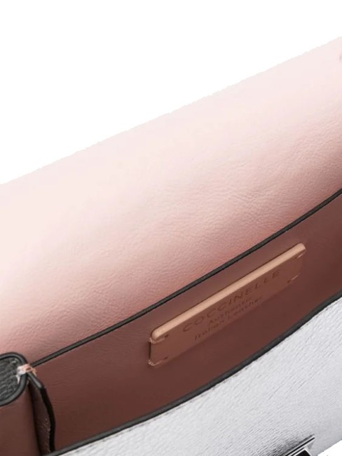 ARLETTIS Mini bag in pelle martellata SILVER - Borse Donna