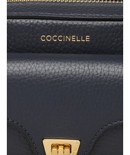 COCCINELLE BEAT SOFT Borsa tracolla pelle martellata midnight blue - Borse Donna - 4