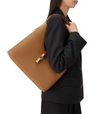 FURLA GOCCIA Borsa in pelle a spalla brandy - Borse Donna - 6