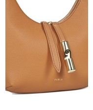 FURLA GOCCIA Borsa a spalla pelle martellata brandy - Borse Donna - 4