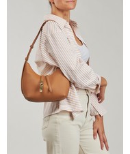 FURLA GOCCIA Borsa a spalla pelle martellata brandy - Borse Donna - 6