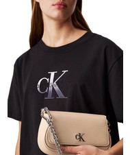 CALVIN KLEIN MINIMAL MONOGRAM Borsa mini a spalla crockery - Borse Donna - 5