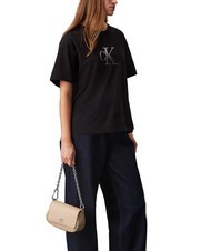 CALVIN KLEIN MINIMAL MONOGRAM Borsa mini a spalla crockery - Borse Donna - 6