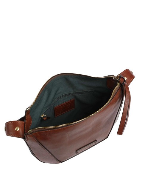 FEDORA Borsa tracolla in pelle con flap MARRONE - Borse Donna