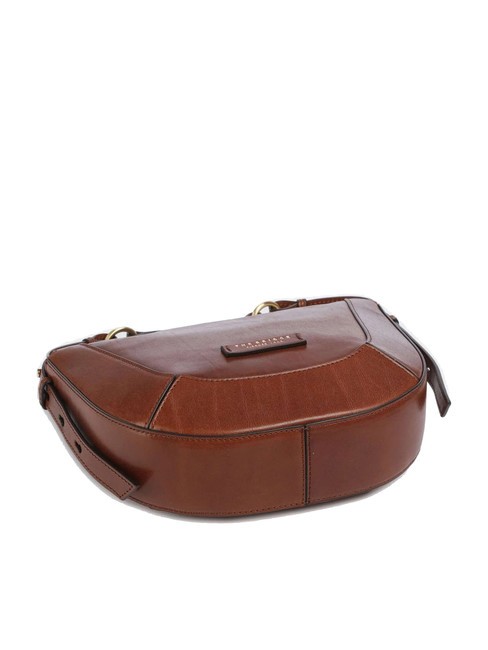 FEDORA Borsa tracolla in pelle con flap MARRONE - Borse Donna