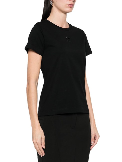 BUSSOLOTTO T-shirt con logo nero limousine - T-shirt e Top Donna