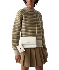 LIUJO MANHATTAN Borsa a tracolla con pouch cream - Borse Donna - 6