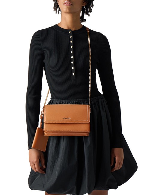 MANHATTAN Borsa a tracolla con pouch bran - Borse Donna