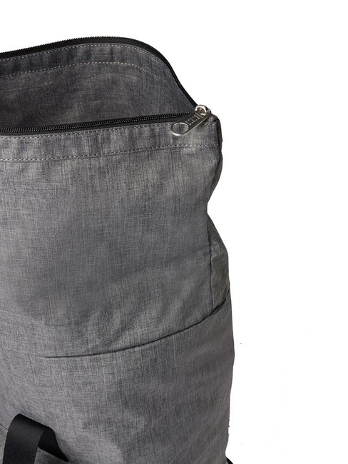 TOMMY JEANS ESSENTIAL DAILY  Zaino roll top zinc grey - Zaini da lavoro porta PC