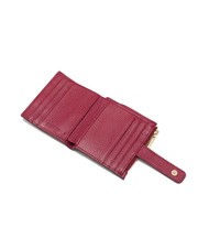 COCCINELLE METALLIC SOFT Mini Portafoglio in pelle sangria - Portafogli Donna - 2