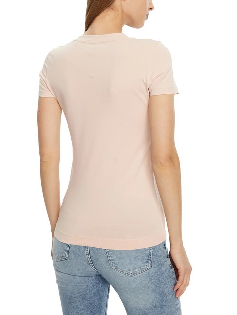 SS CN SHINY TRIANGLE  T-Shirt in cotone mellow pink - T-shirt e Top Donna