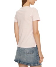 GUESS SS CN TRIANGLE LOVE T-Shirt in cotone low key pink - T-shirt e Top Donna - 2