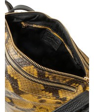 LESAC TRIO Zaino sacca in pelle stampa pitone pitone marrone - Borse Donna - 8