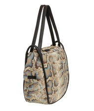 LESAC TRIO Zaino sacca in pelle stampa pitone pitone grigio - Borse Donna - 3