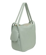 LESAC TRIO Zaino sacca in pelle nappa verde salvia medio - Borse Donna - 3