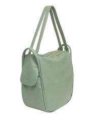 LESAC TRIO Zaino sacca in pelle nappa verde salvia - Borse Donna - 3