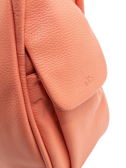 TRIO  Zaino sacca in pelle martellata salmone - Borse Donna