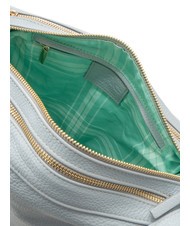 LESAC TRIO  Zaino sacca in pelle martellata azzurro polvere - Borse Donna - 8