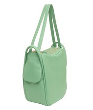LESAC TRIO  Zaino sacca in pelle martellata verde - Borse Donna - 3